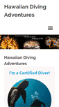 Mobile Screenshot of hawaiiandivingadventures.com